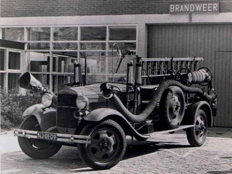 Motorspuit brandweer uit 1929
